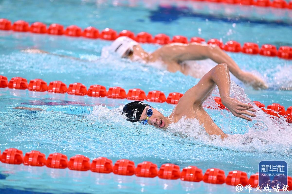 全运会男子1500米自由泳 山东选手张展硕获得冠军 全运会男子1500米自由泳 山东选手张展硕获得冠军